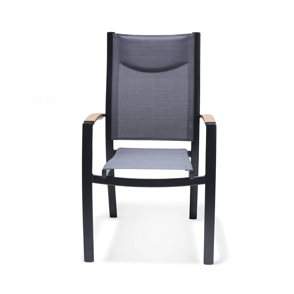 Amazonia Saint Denis 2-Piece Maintenance-Free Aluminum Patio Dining Chair Set