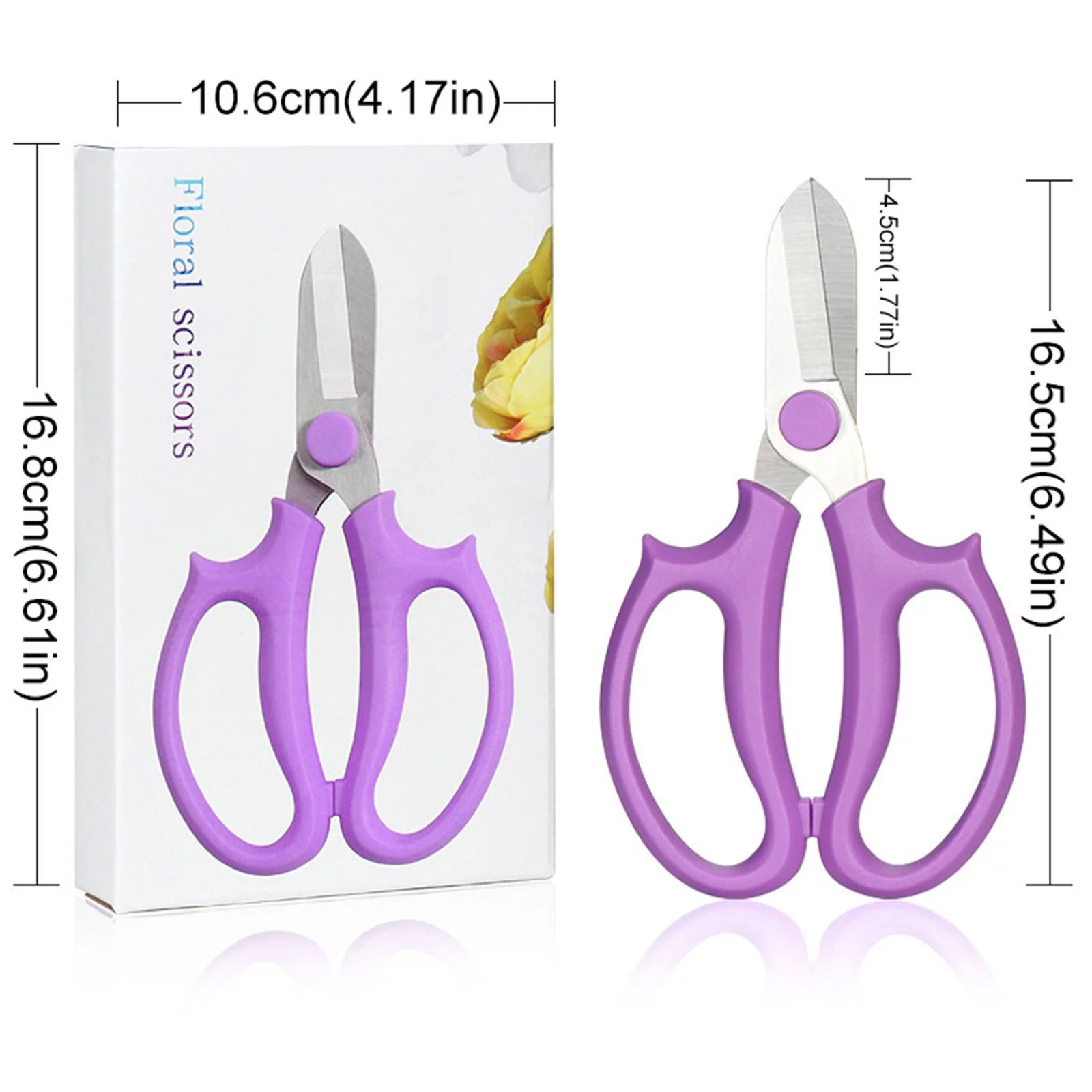 Garden Pruning Shears Scissors With Comfort Grip Handle Steel Floral Scissors For Arranging Flowers Pruning Trimming Gardening Tool Teacher Toolbox Saw Set Dcs356 D8 Smart