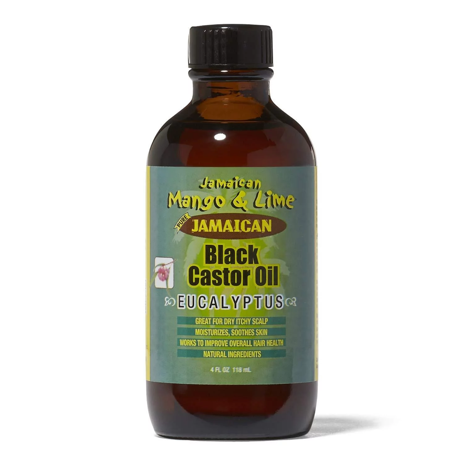 Jamaican Mango Lime Black Castor Oil Eucalyptus 4 Oz.