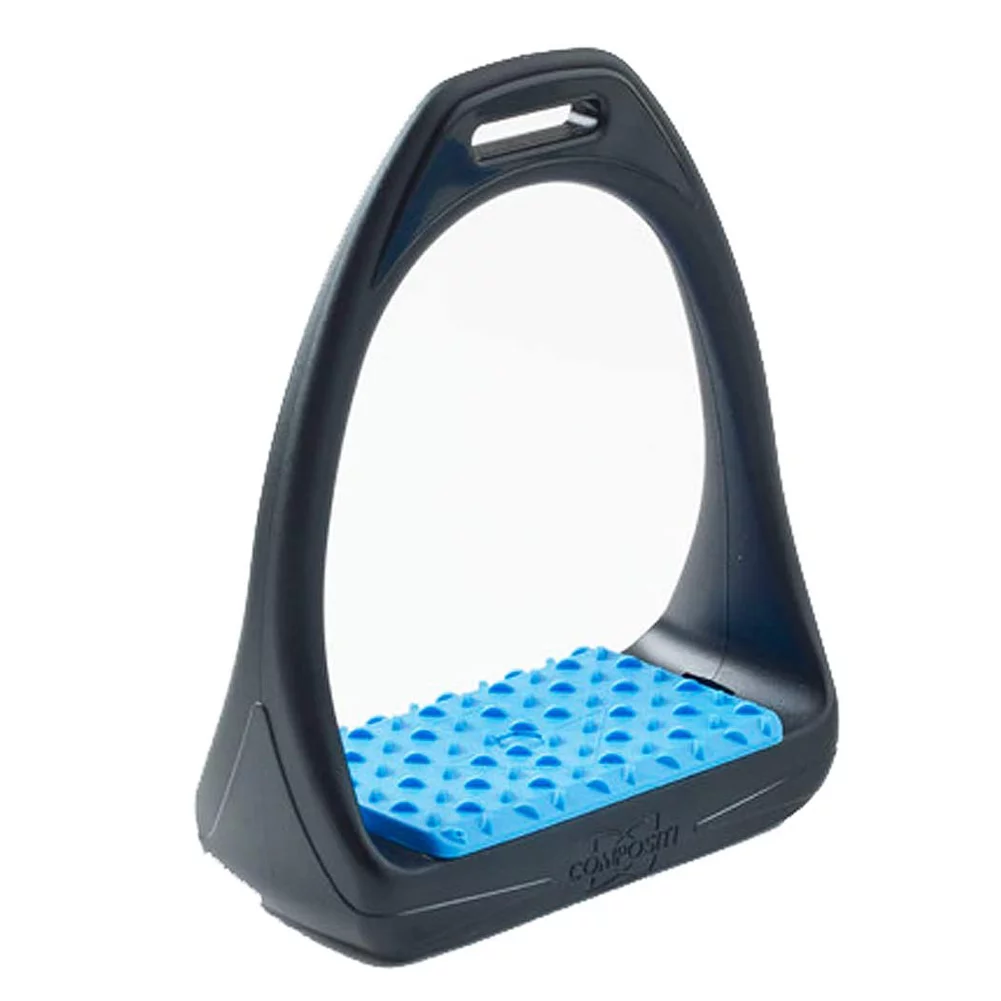 COMPOSITI  Reflex 3D Wide Track Stirrups, Color: Light Blue, Size: 4.75 (465137LTBLU475)