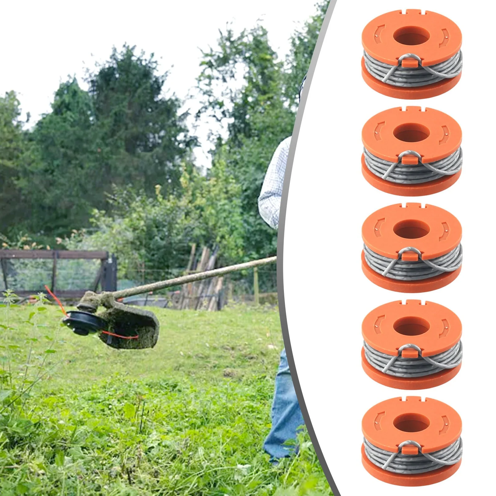 5 x Trimmer Spool & Line for Spear for Jackson S1825CT S3630CT S3630CT2