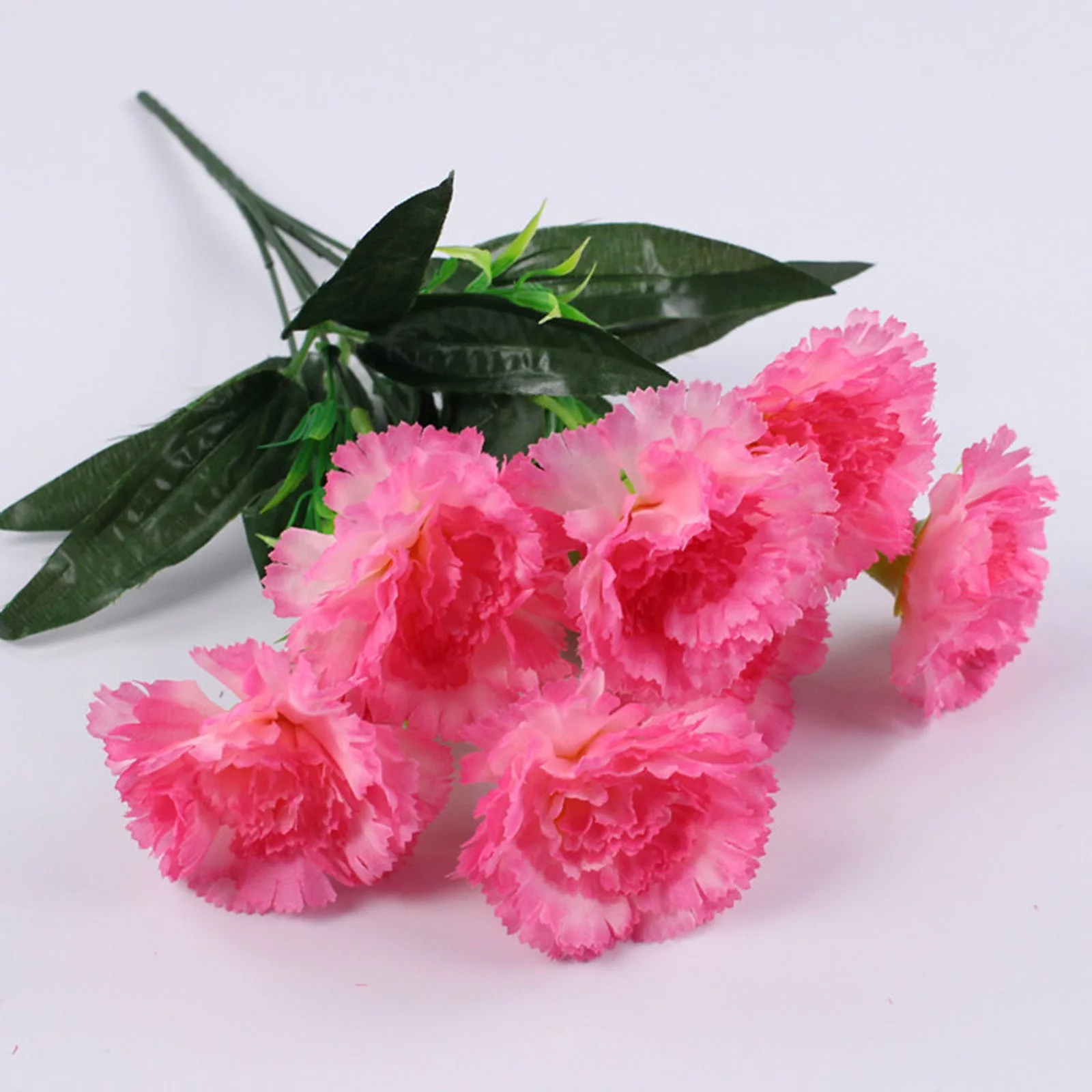 Artificial Orchid Bunch Mother's Day Gift Carnations Artificial Flowers Real Artificial Flowers Home Office Wedding Decoration Arrangement Bouquet Decorative Artificial Flowers