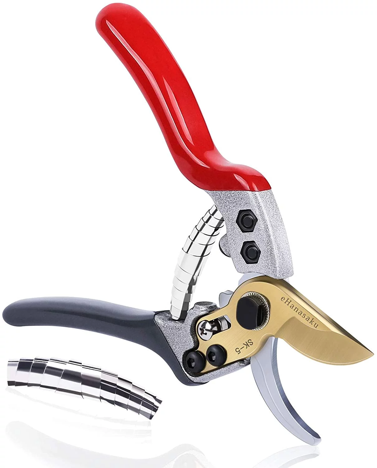 Pruning Shears  Durable Garden Shears with SK5 Steel Blades and Soft-Grip Handle Heavy Duty Plant Flower Tree Branch Cutter Ratchet Pruning Shears Grafting Garden Tool