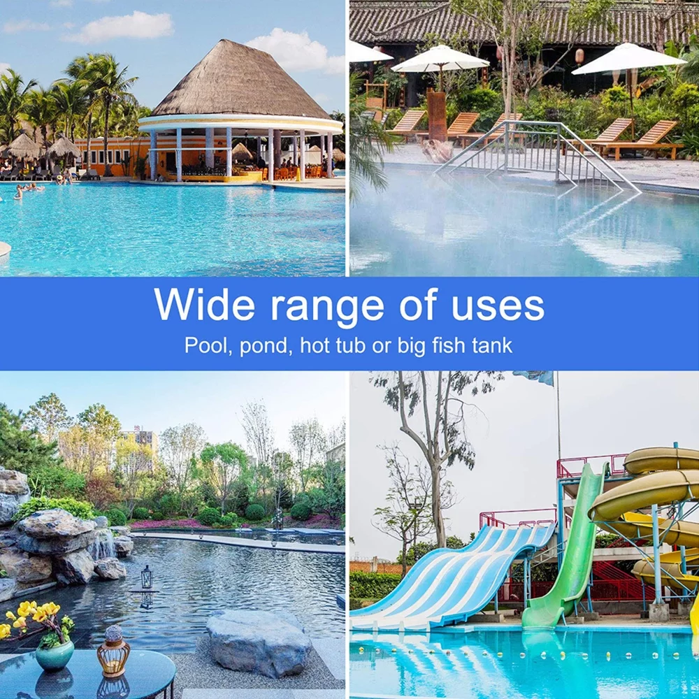 ODOMY Swimming Pool Leaf Skimmer Net with Telescopic Pole