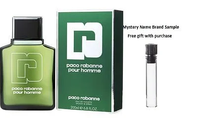 PACO RABANNE by Paco Rabanne EDT SPRAY 6.8 OZ for MEN And a Mystery Name brand sample vile
