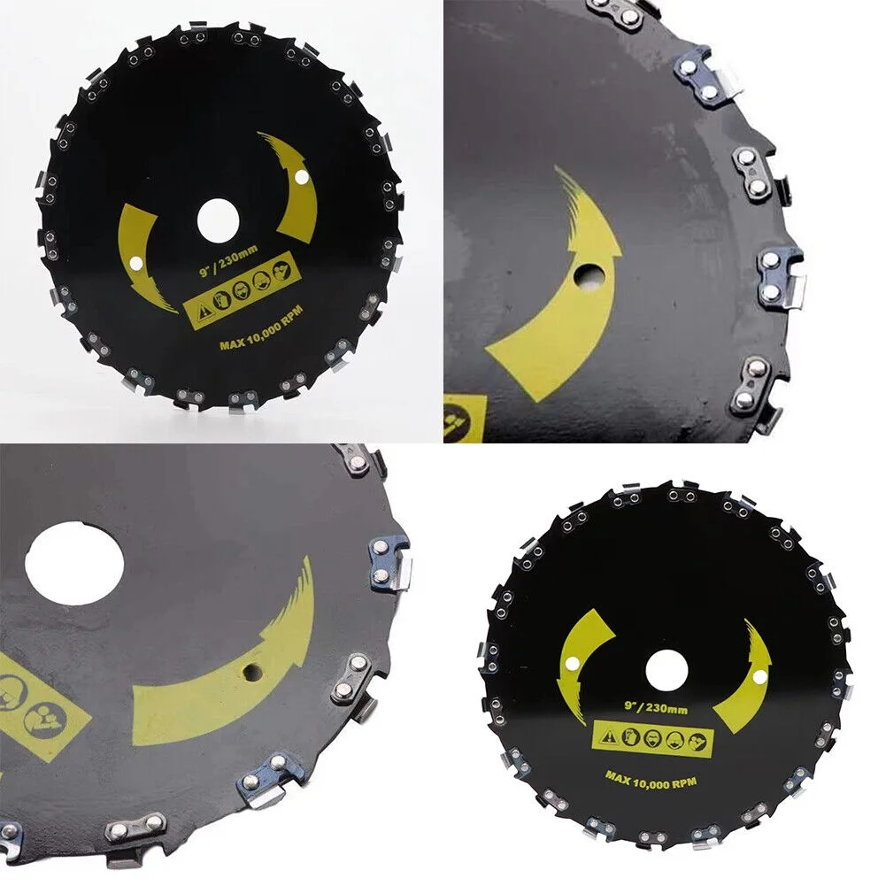 US 2Pc 9''Chainsaw Tooth Brush Blades Trimmer Head Suitable ForCutter Weed Eater