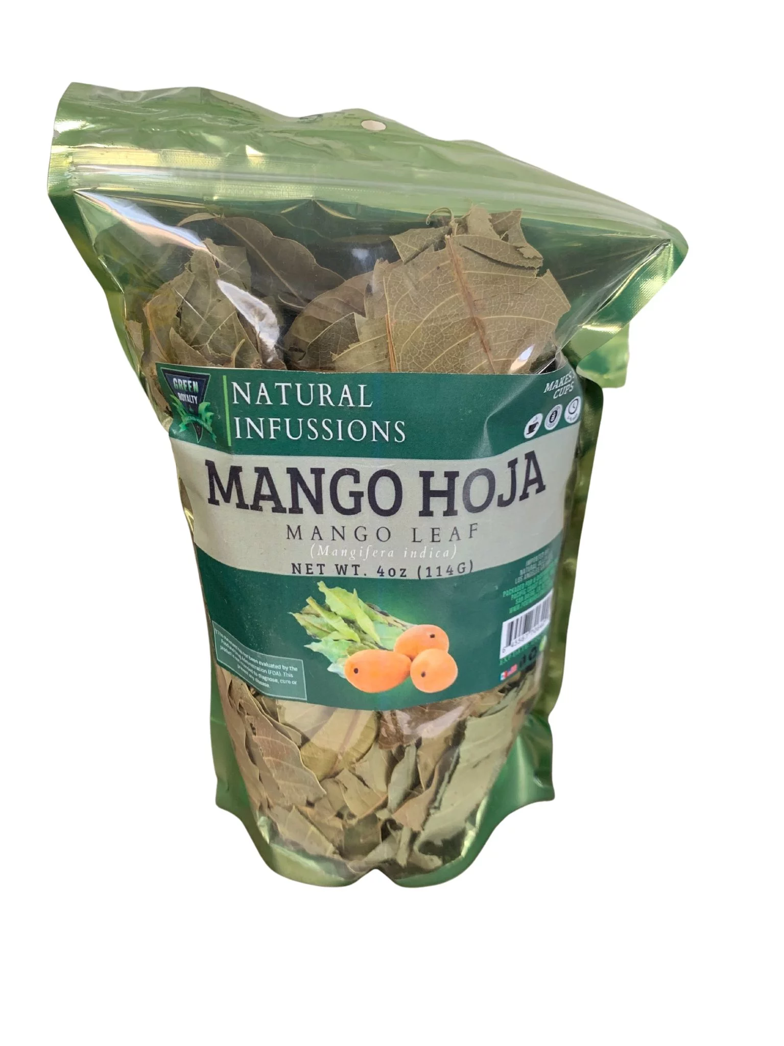 Green Royalty Natural Infussions Mango Hoja Mango Leaf 4 Oz.