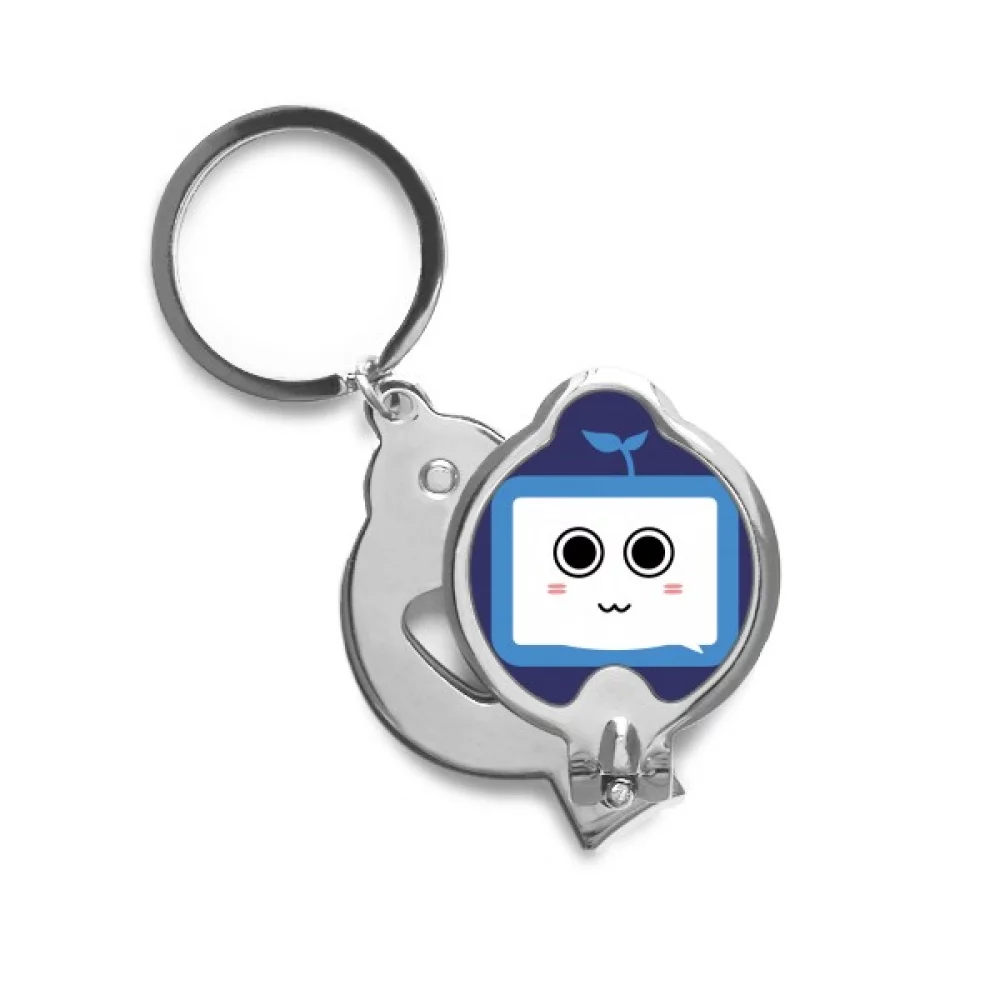 Saplings Cute Small TV Happy Original Finger Nail Clippers Scissor Stainless Steel Cutter