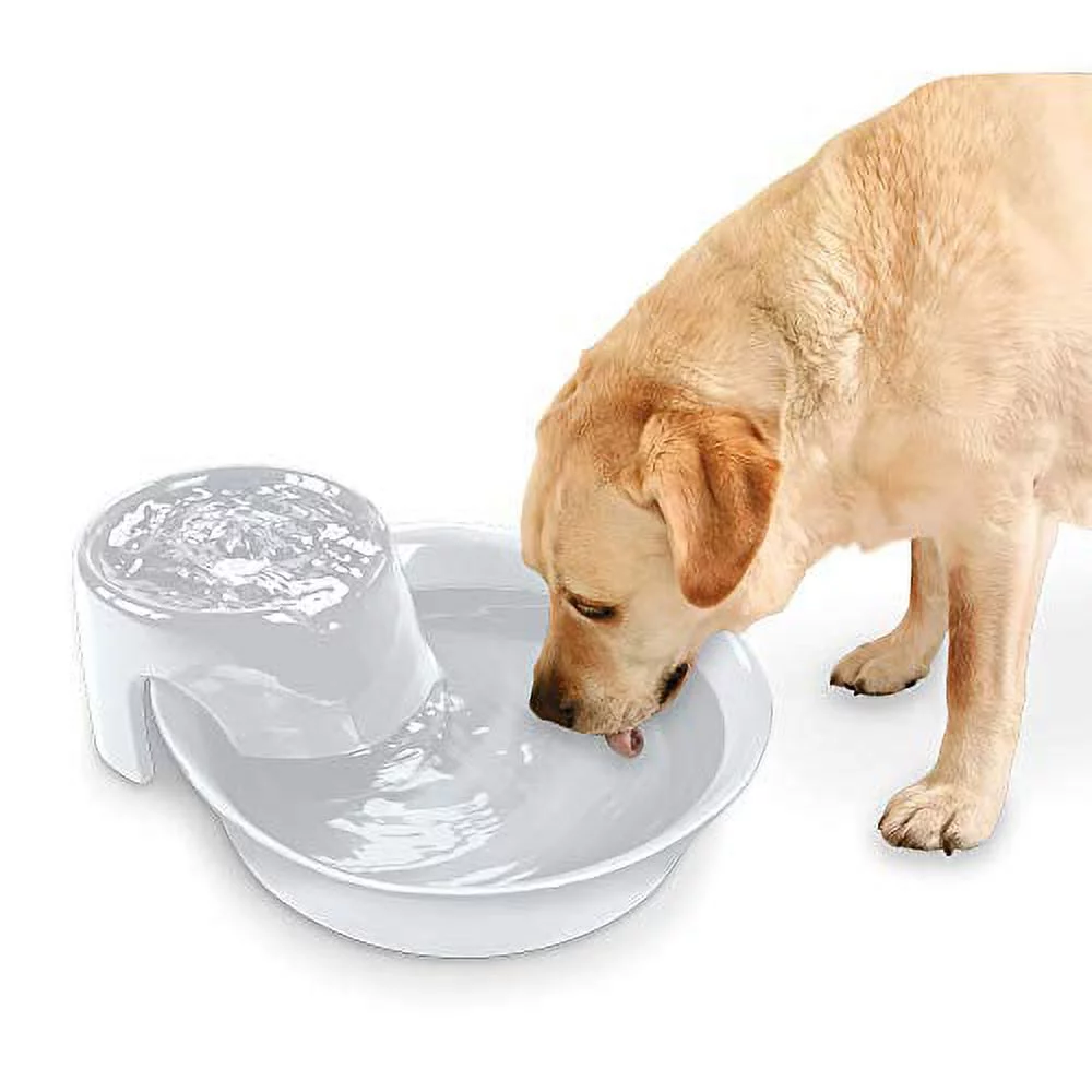 Pioneer Pet 3005W Big Max Ceramic Drinking Fountain, White
