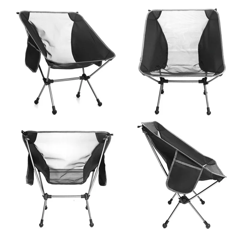 Camping Portable Folding  Chair Travel Ultralight Aluminum Chair Outdoor Beach Fishing Chair Picnic Seat Tools