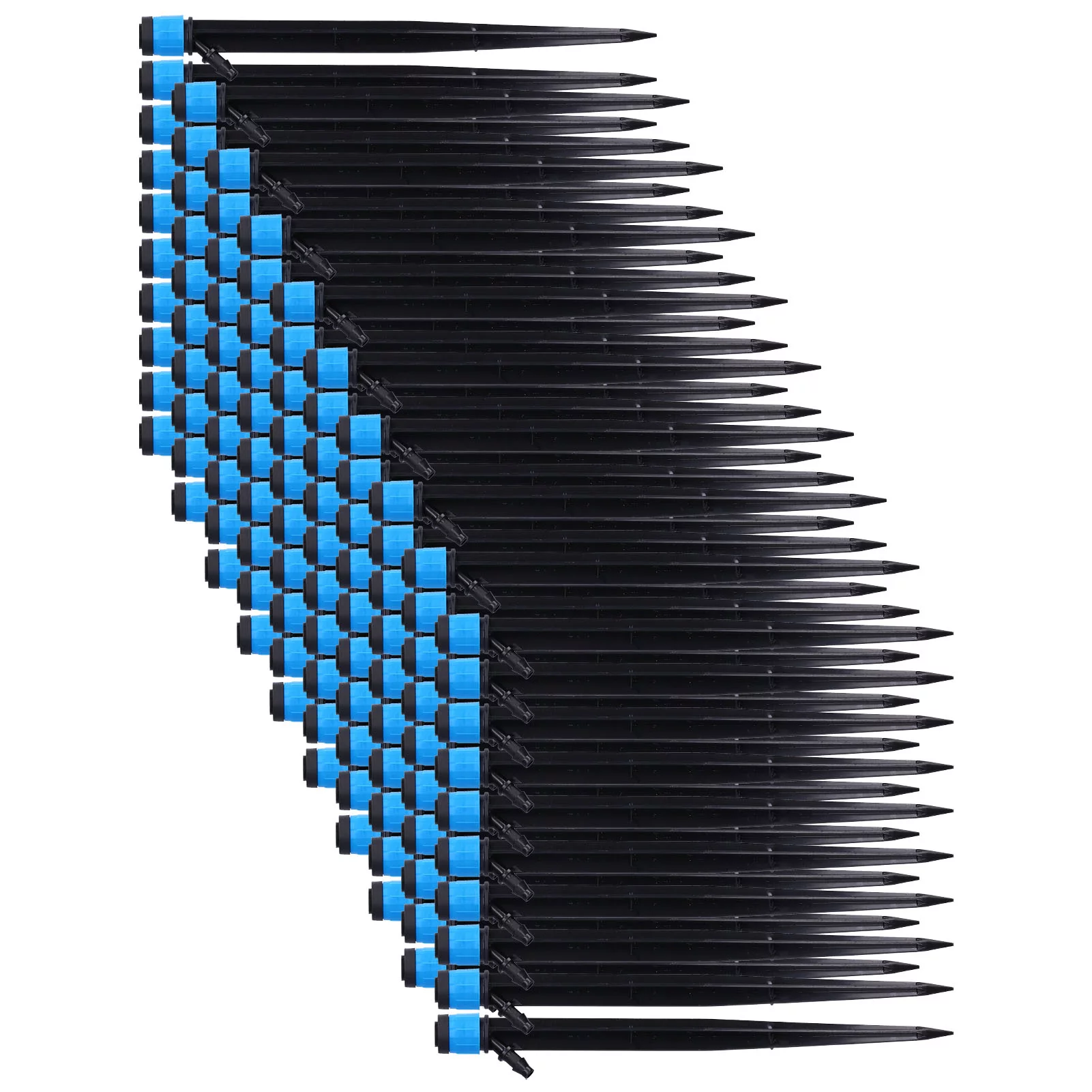 Nimomo 100Pcs/Bag Drip Emitters Multipurpose Irrigation Dripper Universal Drip Sprinkler Head 360 Degree for 4/7mm Tube