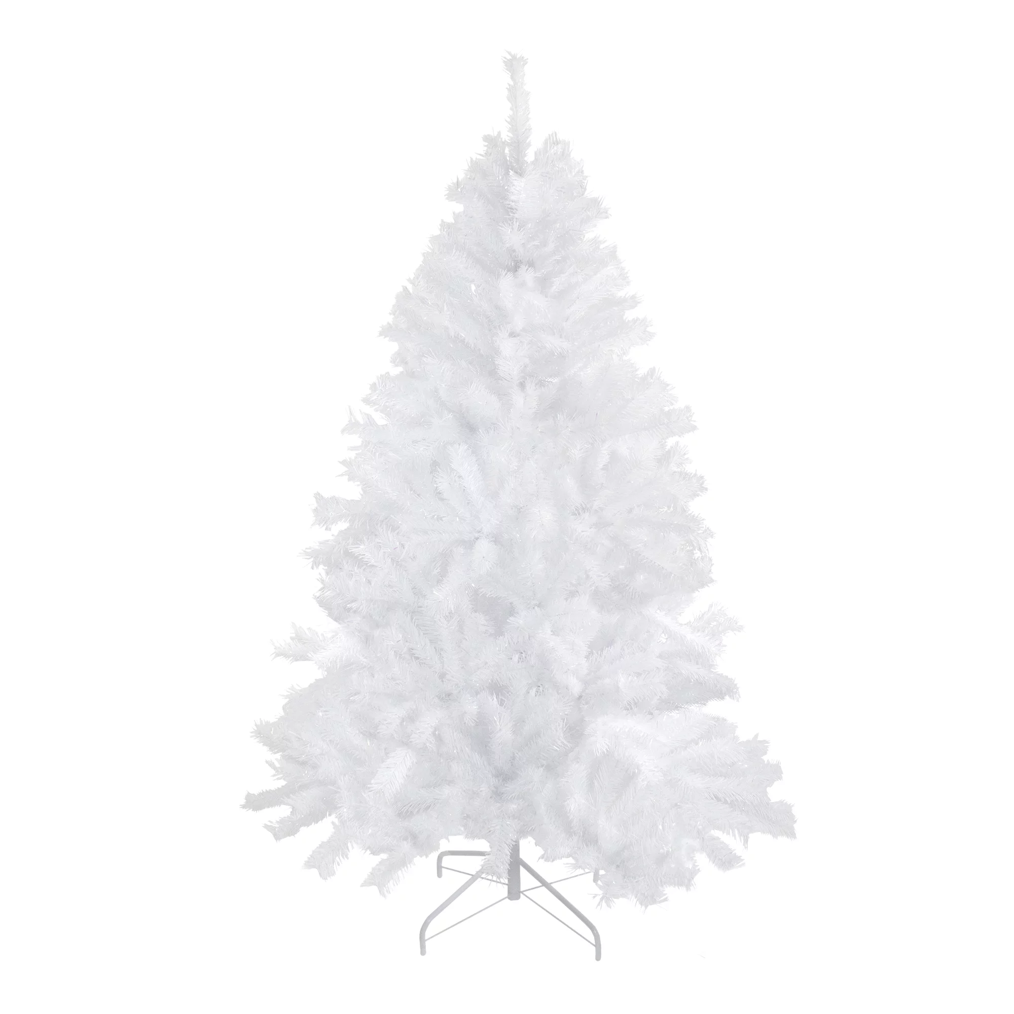 Northlight 6' Icy White Iridescent Spruce Artificial Christmas Tree - Unlit
