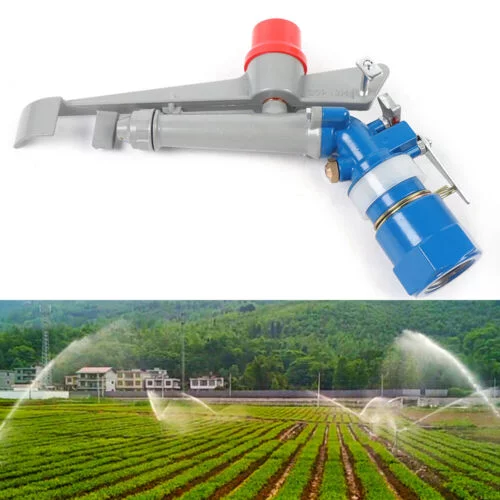 1 Inch Adjustable Sprinkler Gun Head Irrigation Spray Gun Impact Spray Garden