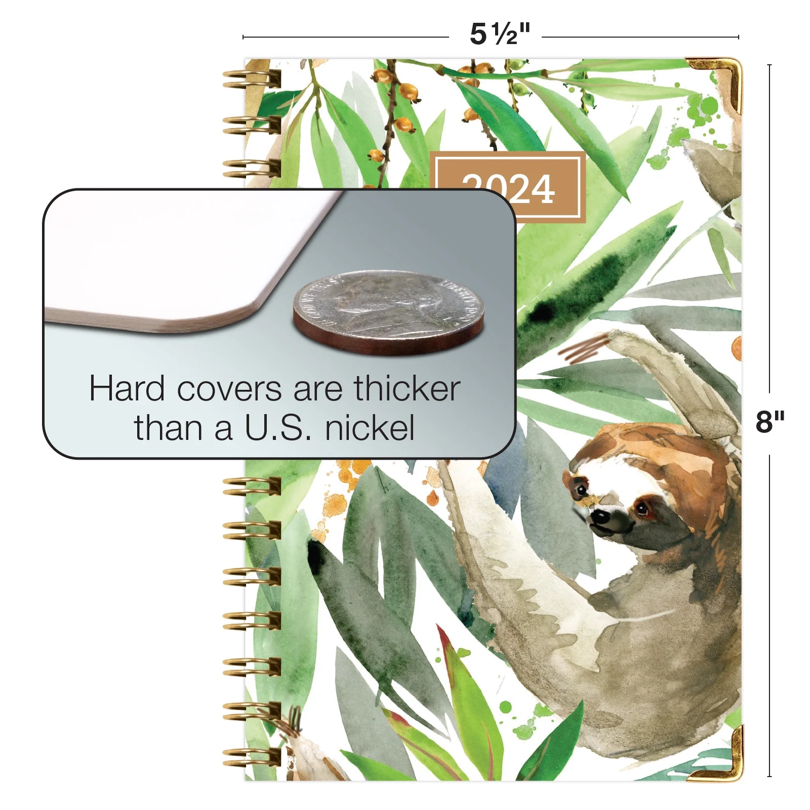 Hardcover CY 2024 Fashion Planner - 5.5