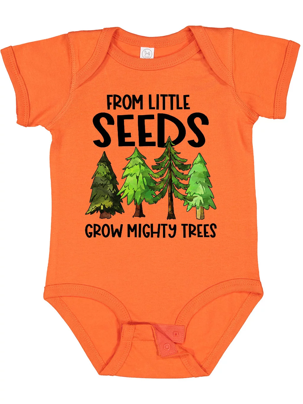 Inktastic From Little Seeds Grow Mighty Trees Boys or Girls Baby Bodysuit