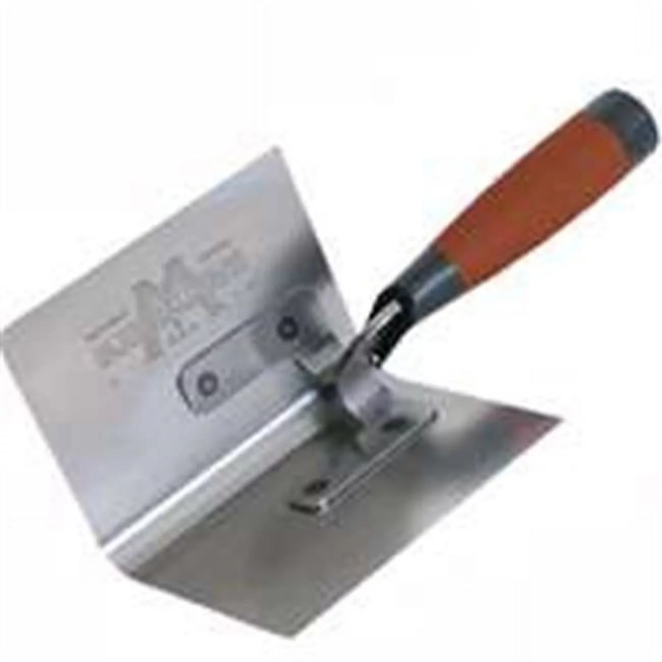 Marshalltown 51D Corner Trowel, 3-1/2 in W Blade, 5 in L Blade, Stainless Steel Blade, DuraSoft Handle