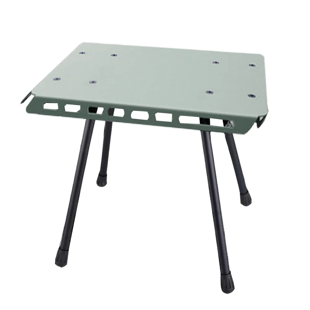 Andoer Camping Folding Stool Lightweight Dual Use Picnic Table Chair for Activities