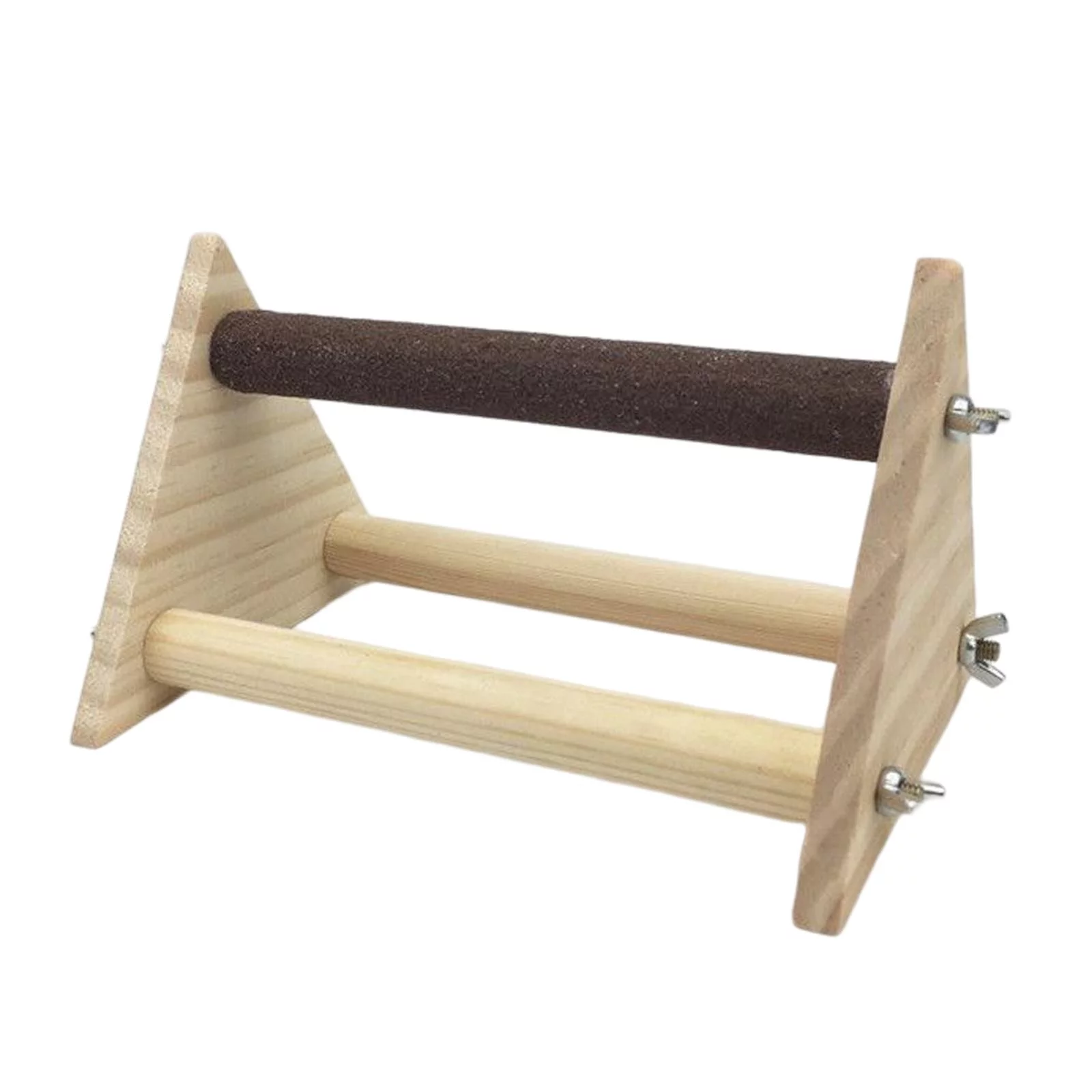 Parrot Play Stand Bird Perch Training Gym Stand Exercise Toys Cage Accessories Playground Bird Play Stand Table Playstand for Indoor Outdoor frosted