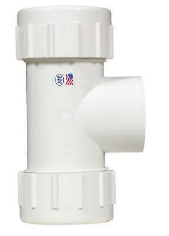 NDS Schedule 40 2 in. Compression FPT PVC Tee