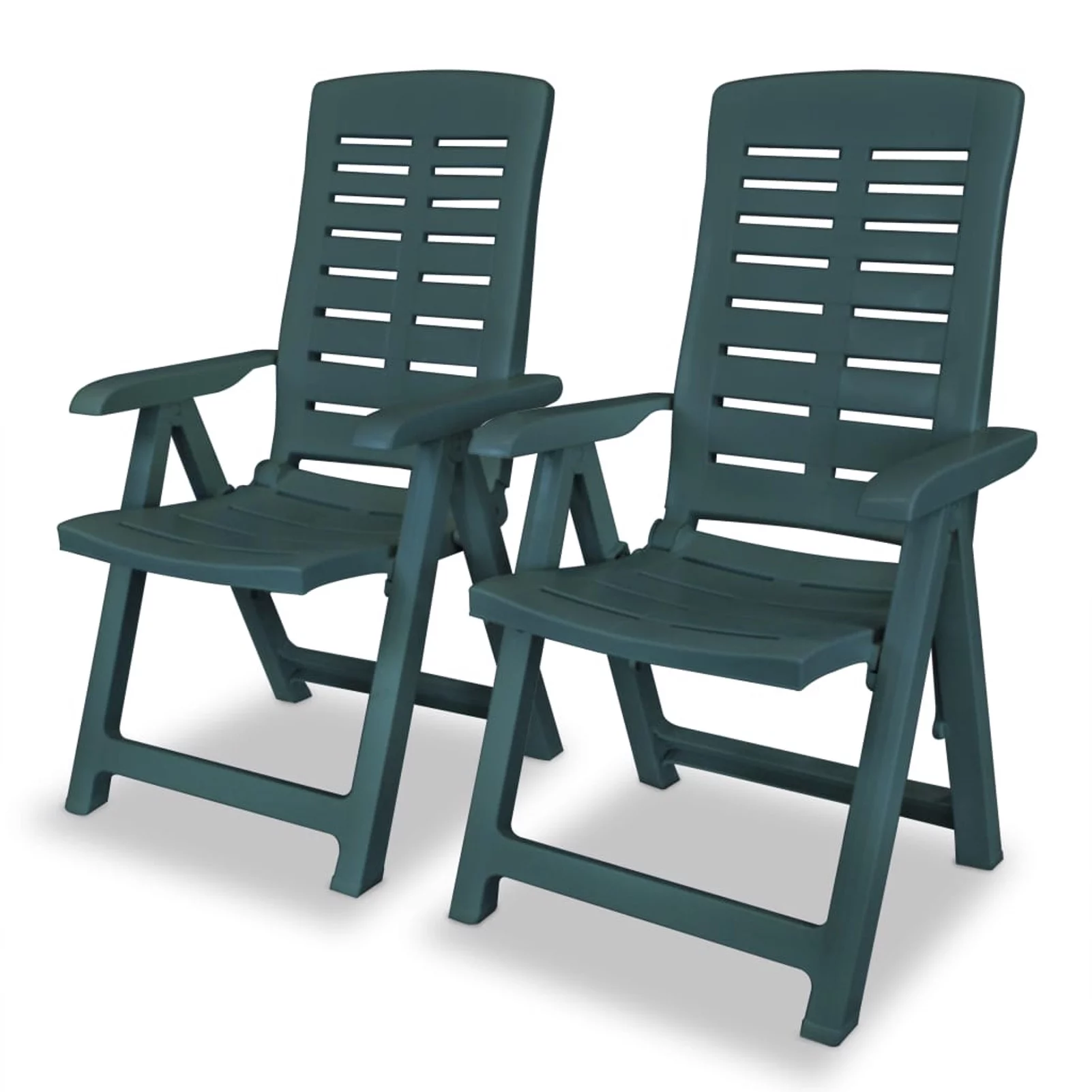 ametoys Reclining Patio Chairs 2 pcs Green