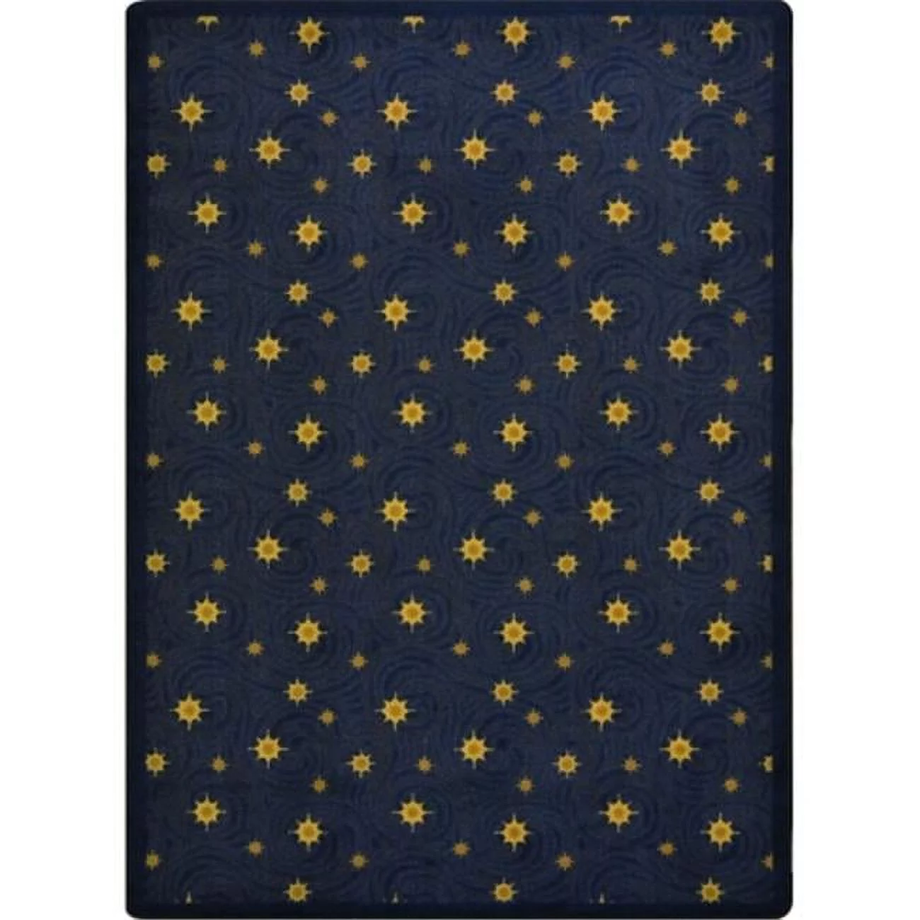 Joy Carpets 1668D-04 Any Day Matinee Milky Way Rectangle Theater Area Rugs  04 Slate - 7 ft. 8 in. x 10 ft. 9 in.