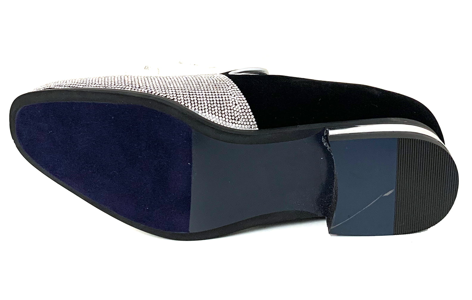 Men's Dress Shoes Loafer Glitter Tuxedo Stage Fashion Rhinestone Slip On