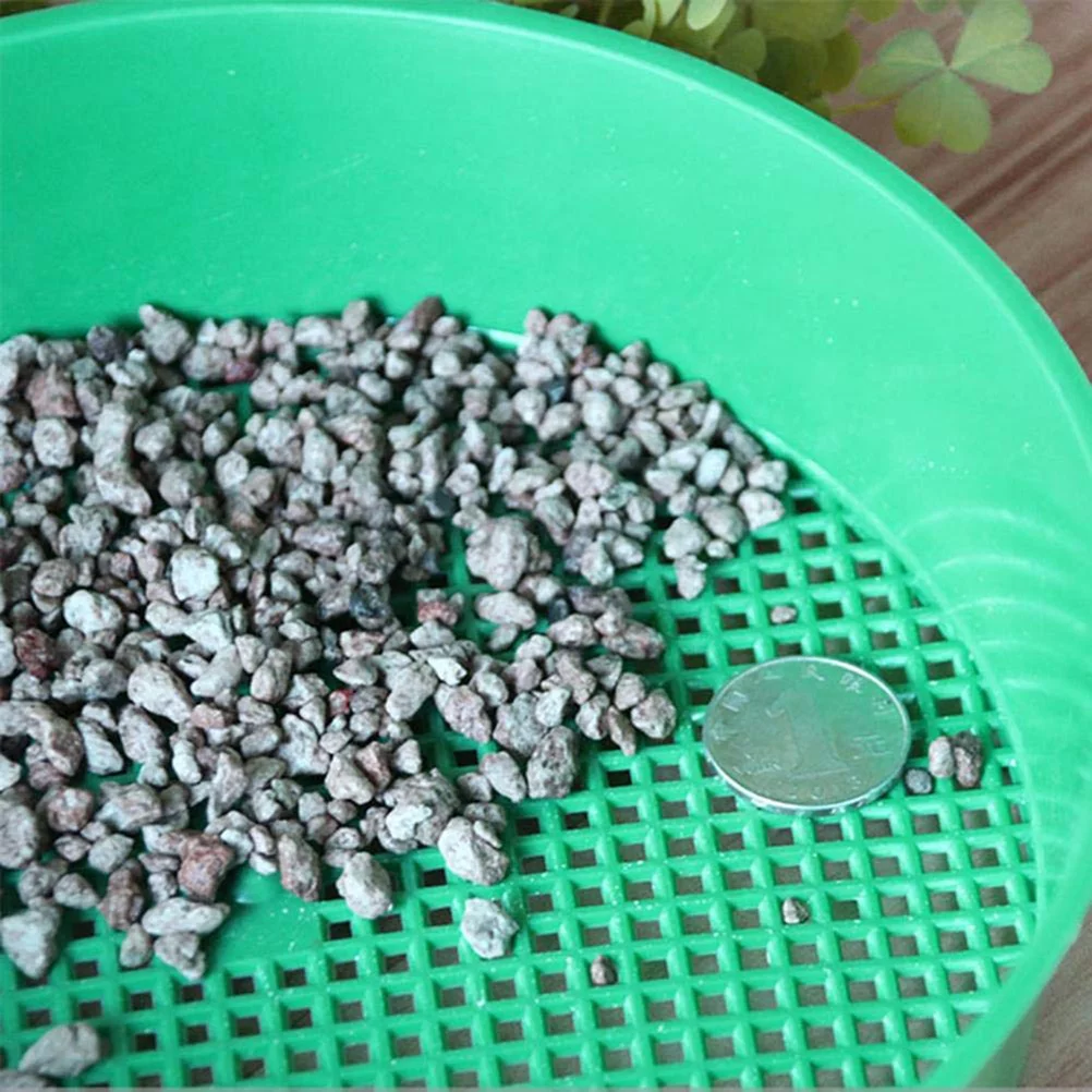 Garden Soil Sieve Garden Soil Sieve Handheld Soil Stone Mesh Plastic Garden Sieve Gardening Tool