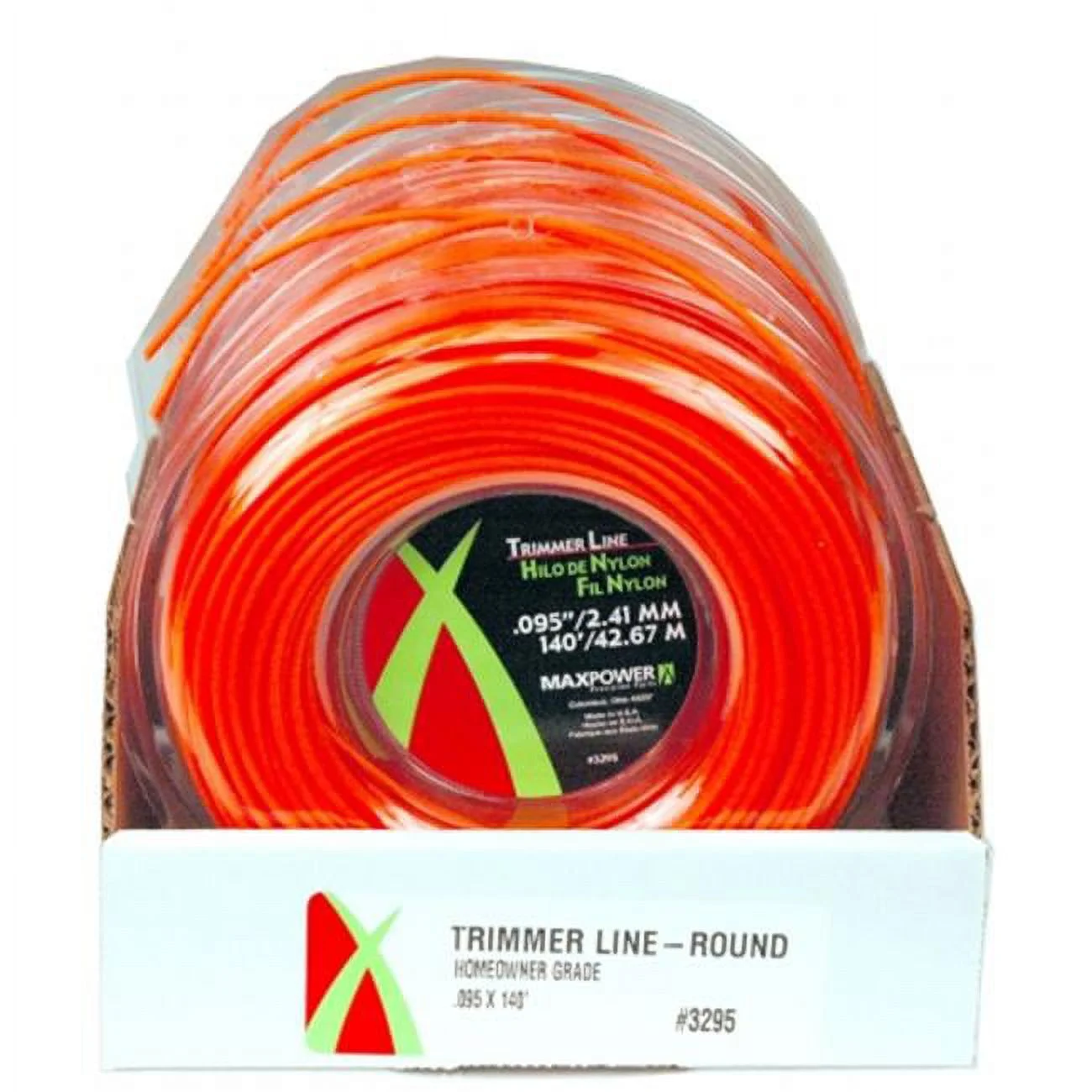 MaxPower RoundCut Residential Grade 0.095 in. D X 120 ft. L Trimmer Line