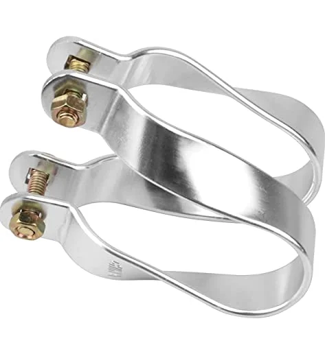 Light dep Greenhouse Aluminum Alloy Purlin Bracket Clamps with Bolts, Cross Connector for Greenhouse, 10 Pack (1 3/8” x 1 3/8”)