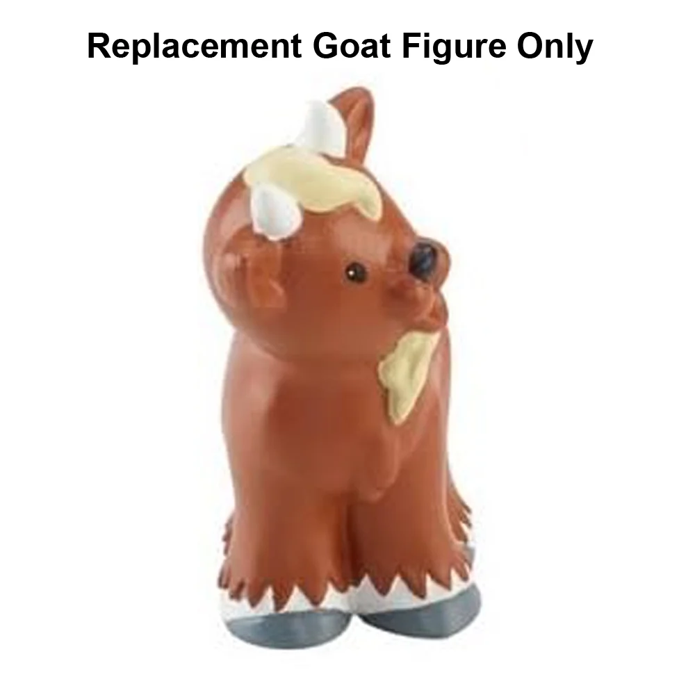 Mattel Replacement Part for Fisher-Price Little People Playset - CHD20 ~ Replacement Brown Goat Figure ~ Works with Fisher-Price Farm Playset and Other Playsets as Well!