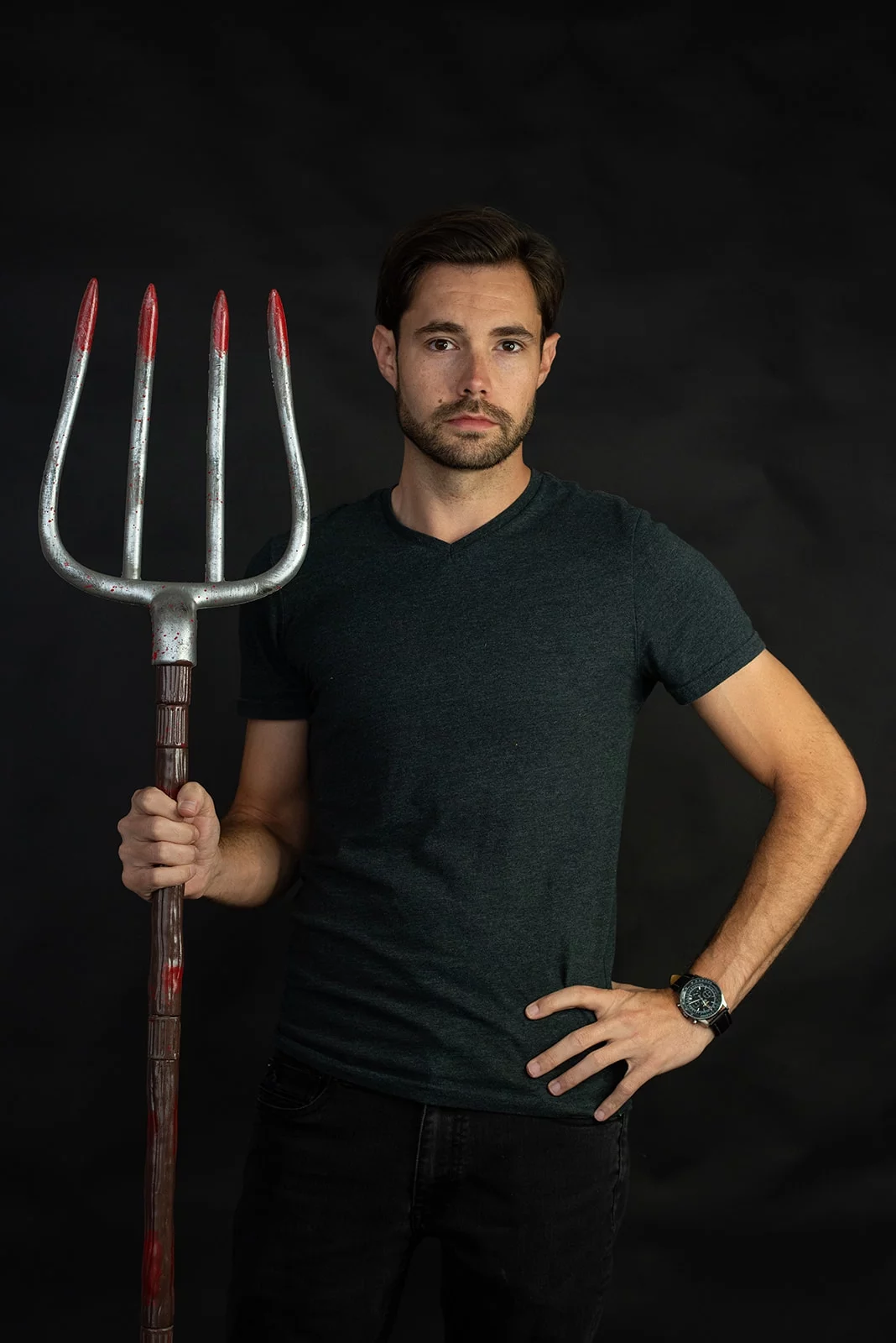 Nicky Bigs Novelties Costume Accessory Plastic Pitchfork Prop, Multi, 56 Inches