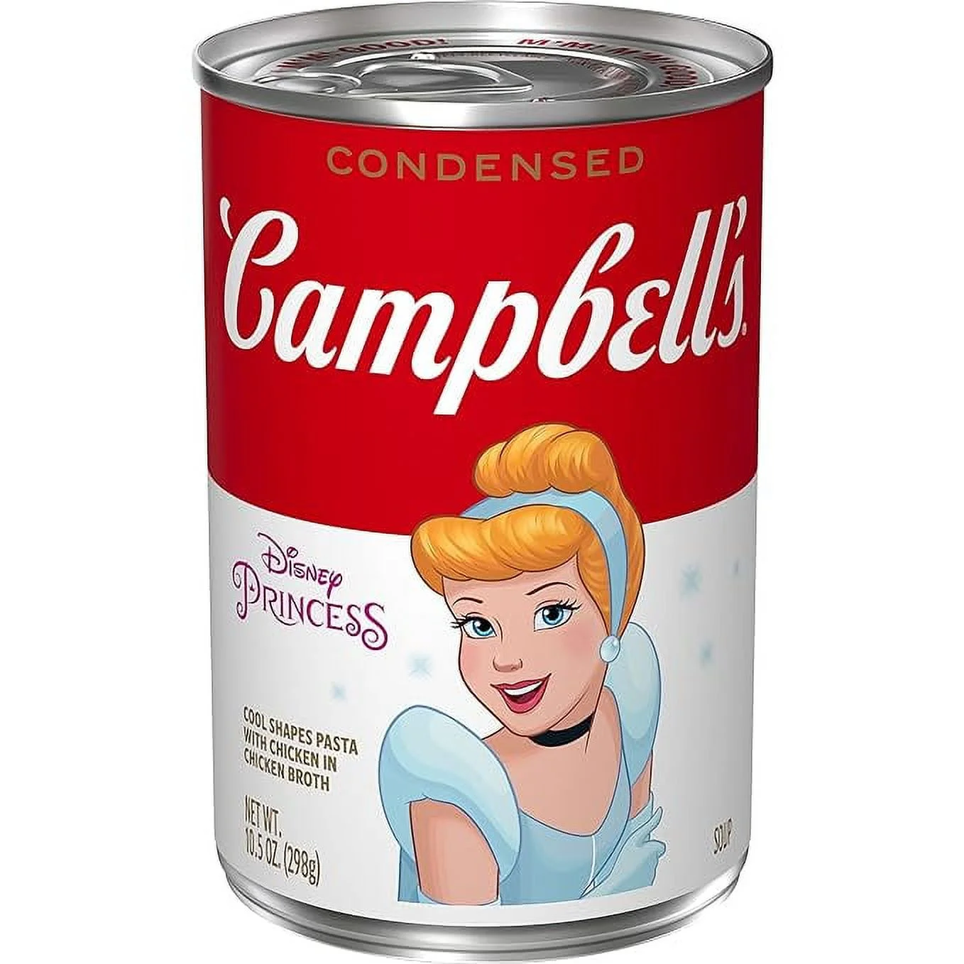 Campbell's Kids Soup, Disney Princess, Princess-shaped pasta in chicken soup, 10.5 Ounce Can