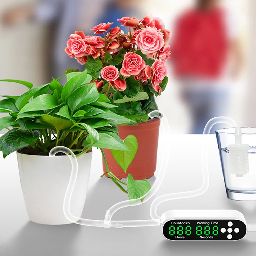 Irrigation ,Plant Waterer Drip 10-20 Timed Waterer Drip Eryue Adben Mewmewcat Potted Pl Flower Qisuo Auatic