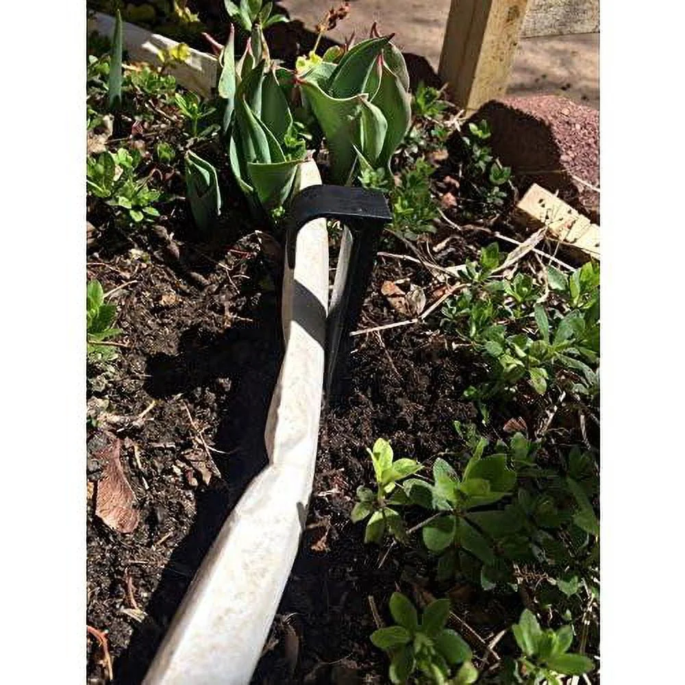 Blusoak Drip Tape Plastic Hold-Down Stakes For Automatic Irrigation Tape (Pack Of 50)