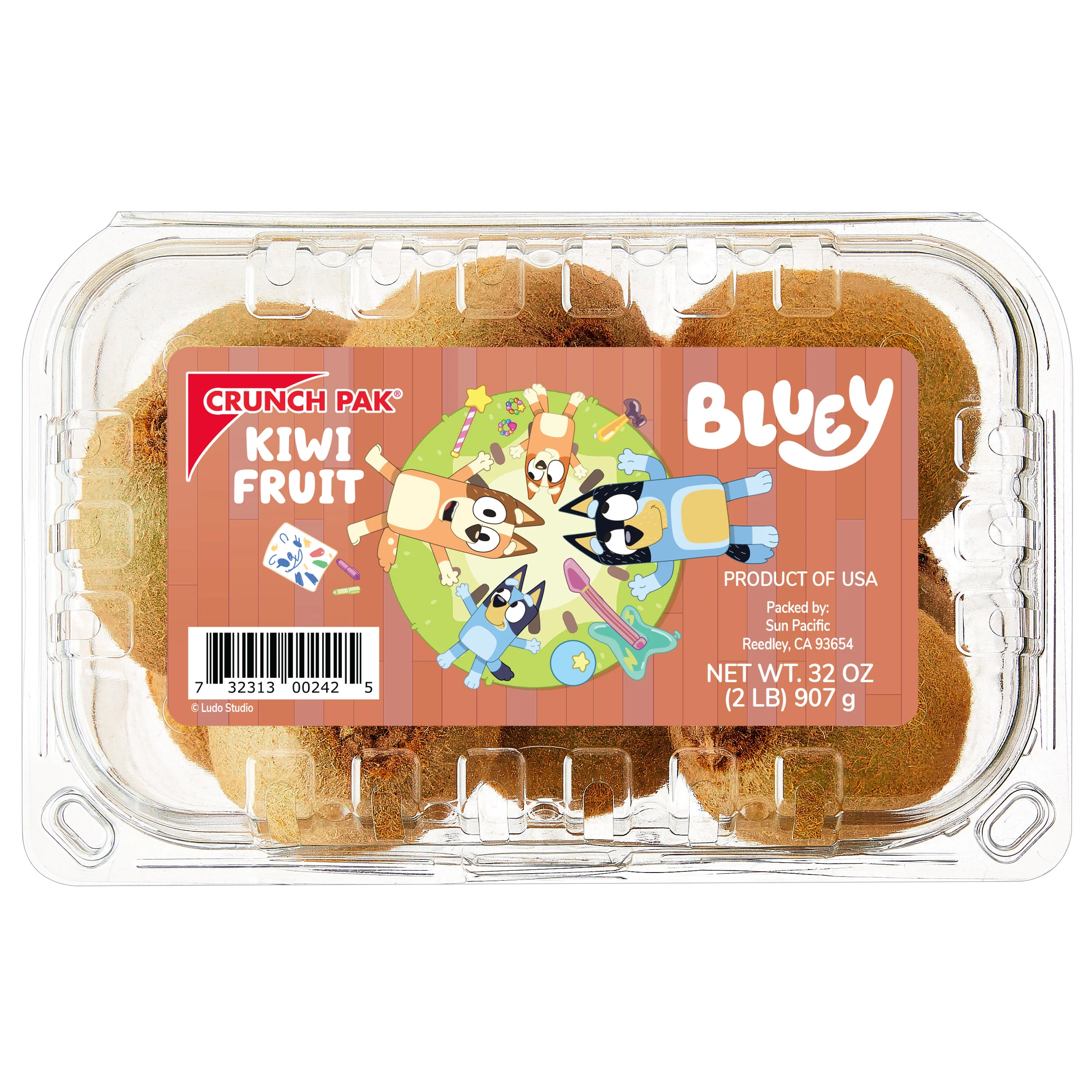 Fresh Bluey Kiwi Fruit, 2 lb Clamshell