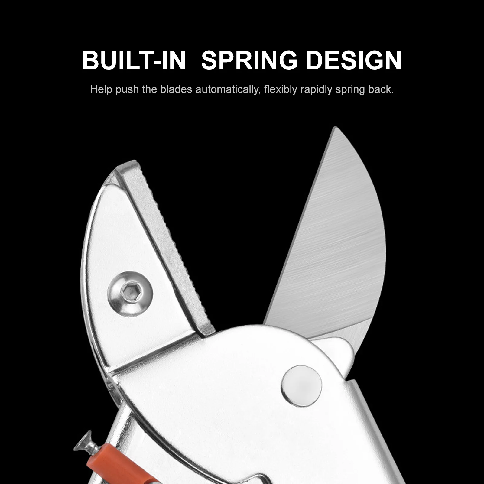 Aibecy Secateurs Steel Blade Pruning Shears with Ergonomic Handles Gardening Pruning Scissors Bonsai Cutters Professional Gardening Hand Tool Scissors Kit for Plants Rose Flowers Fruit Trees