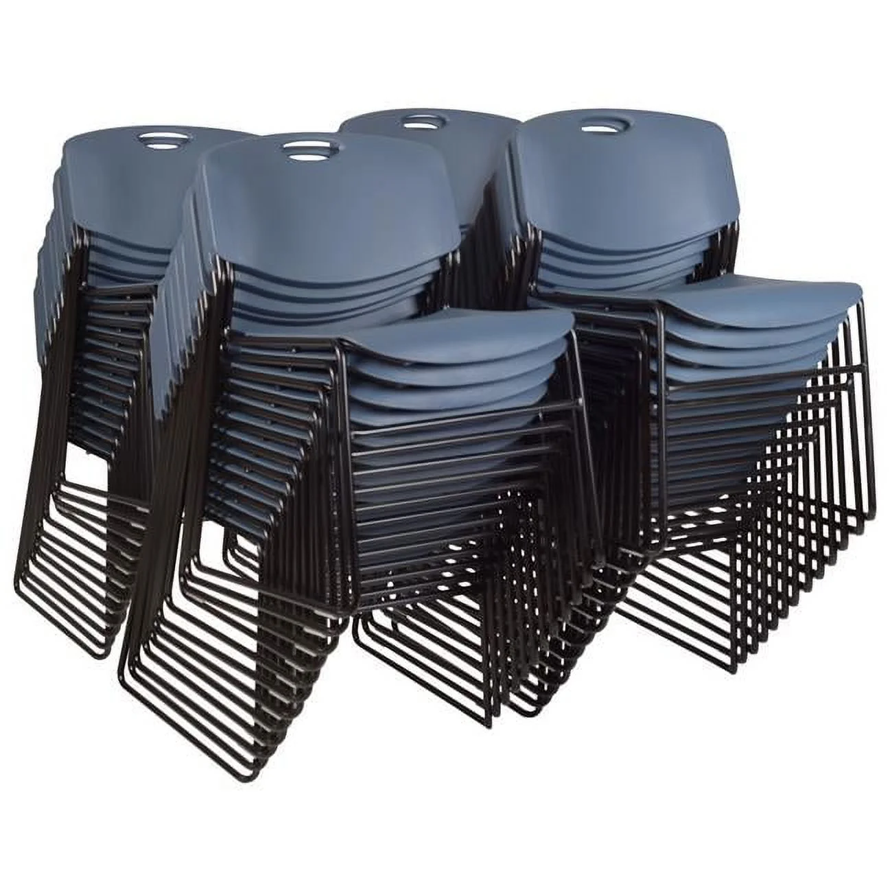 Zeng Stack Chair, Blue - Pack of 50
