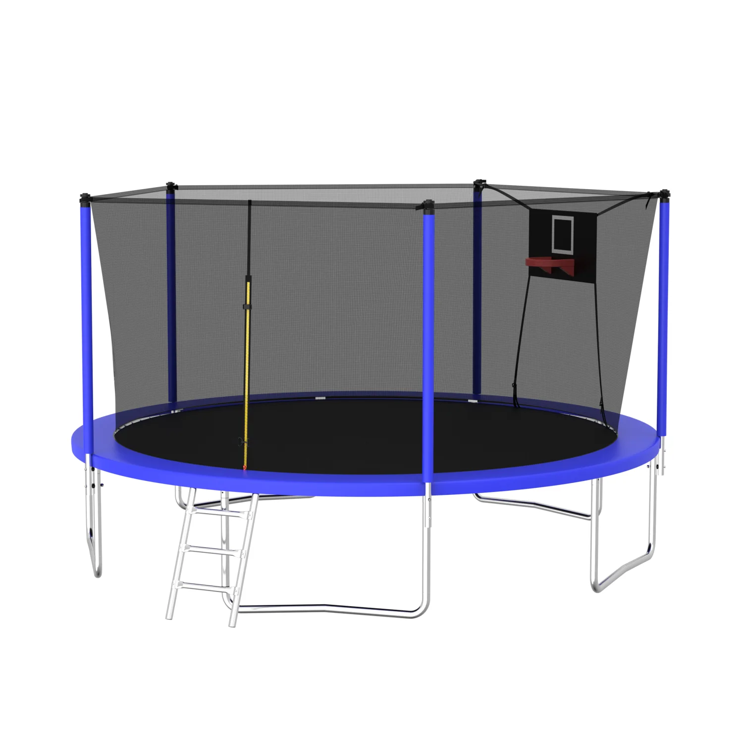 Outdoor Indoor Recreational 14FT Trampoline Set with Swing and Enclosure Net for Sports Fitness
