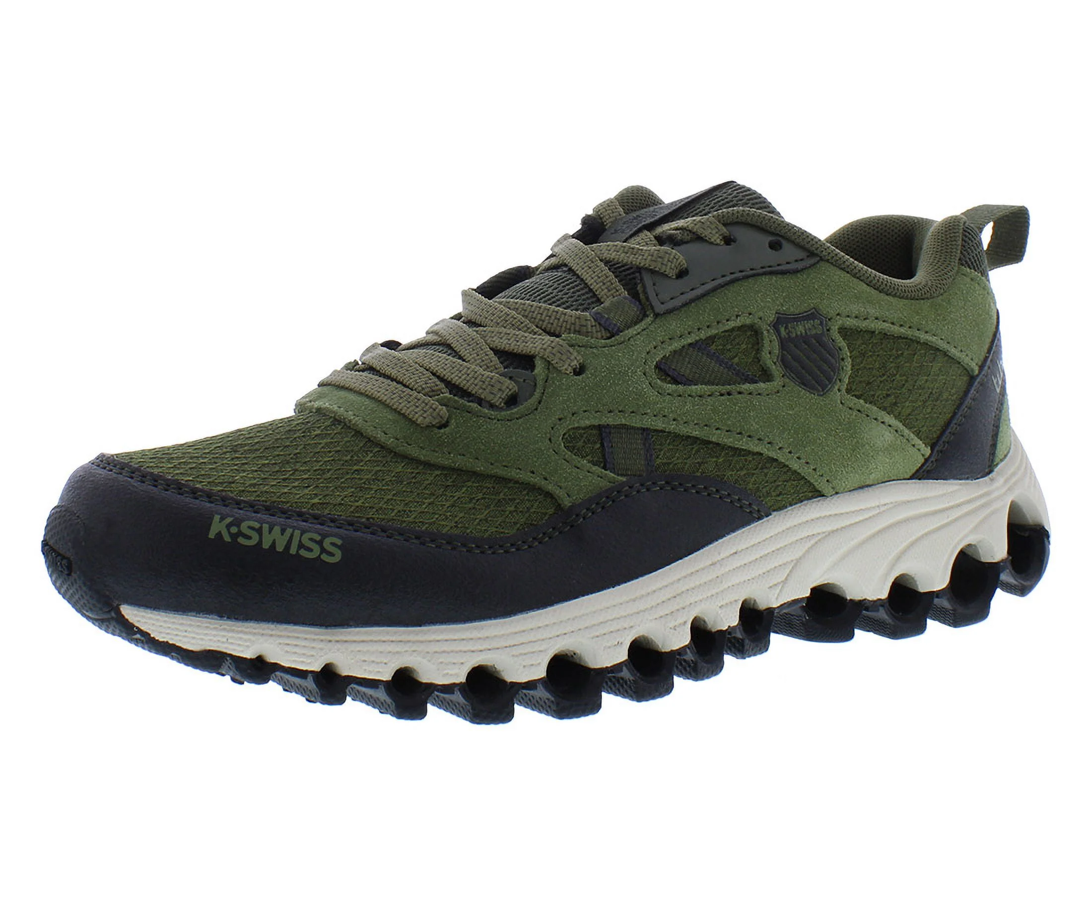 K-Swiss Tubes Tail 200 PS Boys Shoes Size 6.5, Color: Mayfly/Grapeleaf