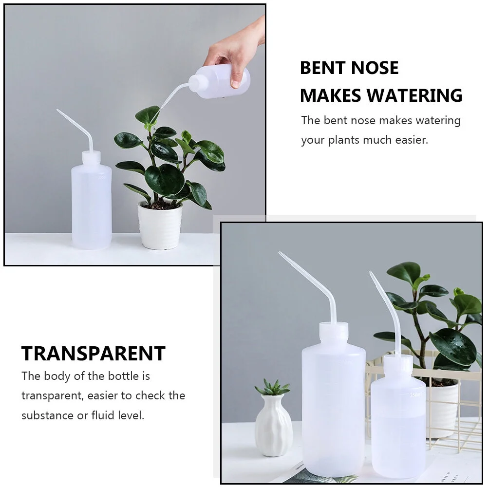 Guichaokj 10pcs 250ML Plastic Watering Bottle Succulent Squeeze Bottles Gardening Tools