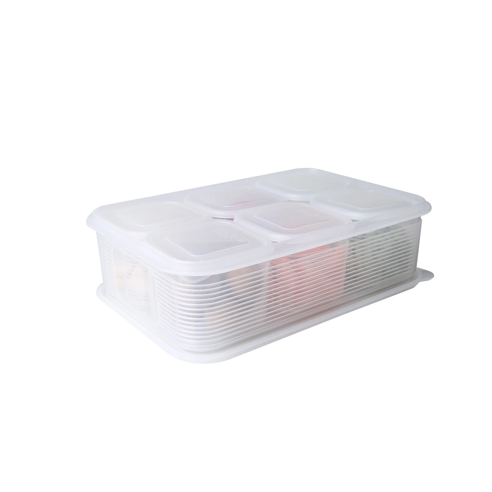 Dengmore Green Ginger Slices Garlic Fresh-keeping Box Refrigerator Fruit And Vegetable for Home