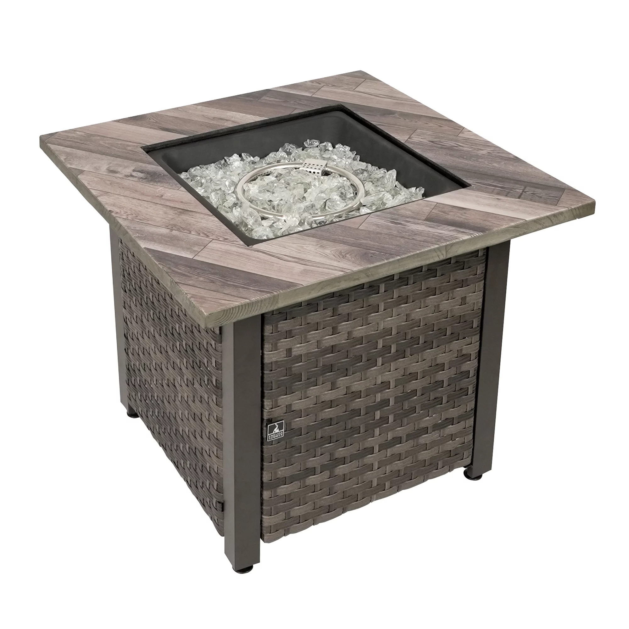 Endless Summer - The Quinn 30 Inch Square Gas Fire Table