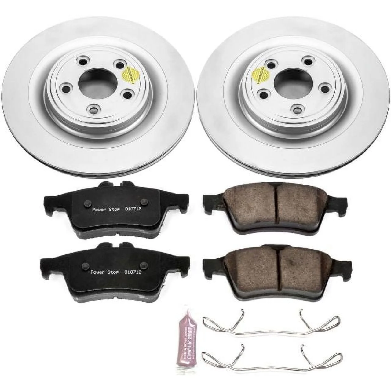 Power Stop Rear Geomet Coated Brake Kit CRK4612