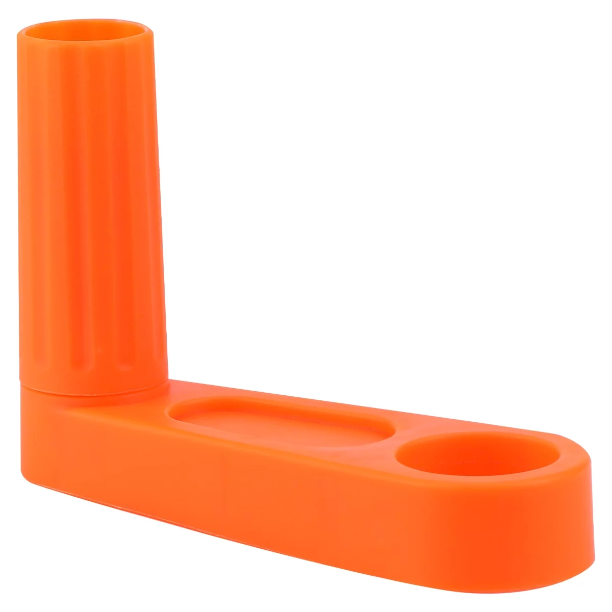 Pipe Winder Handle Hose Reel Handle Hose Reel Cart Handle Pipe Reel Accessories for Pipe Winding Use (Orange)