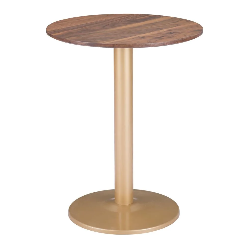 Alto Bistro Table, Brown & Gold, Belen Kox