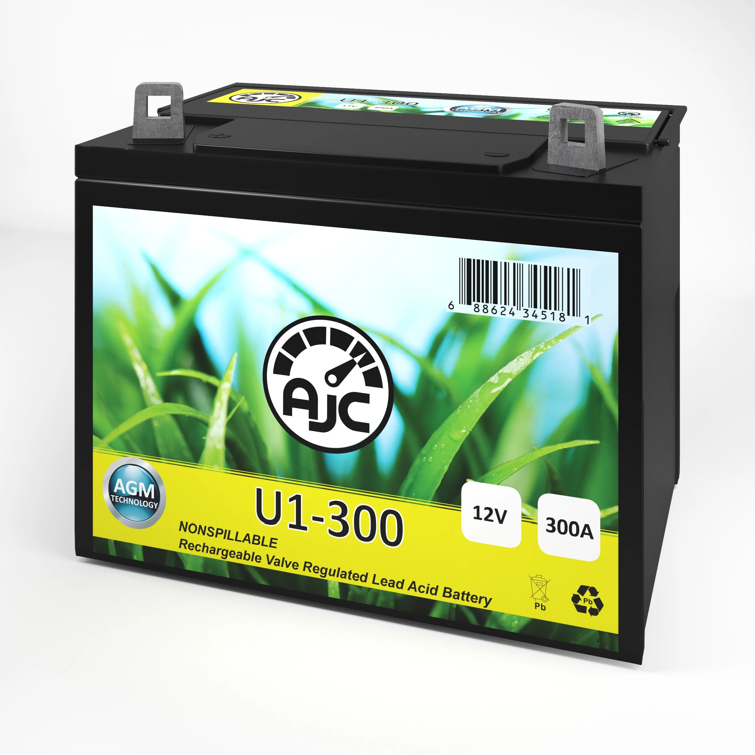 AJC Battery Compatible with Bolens ZT-227 EFI Zero-Turn U1 Lawn Mower and Tractor Battery