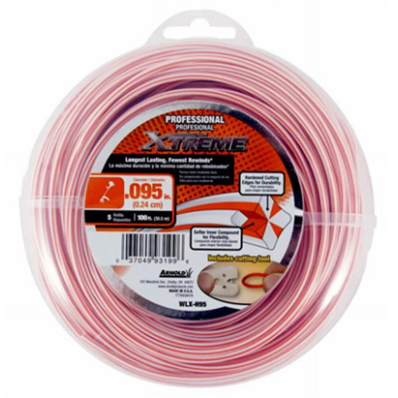 Arnold  165 ft. x 0.10 in. Twisted Trimmer Line