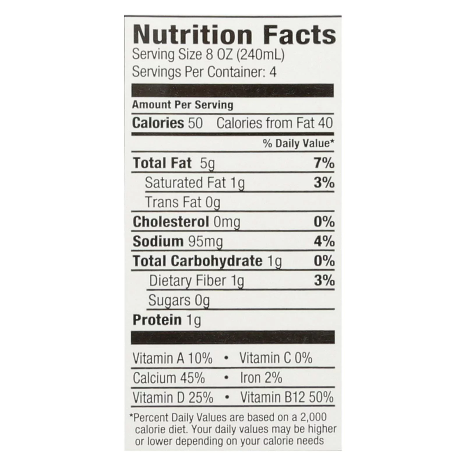 Milkadamia Unsweetened Vanilla Macadamia Milk, 32fl oz (Pack of 6)