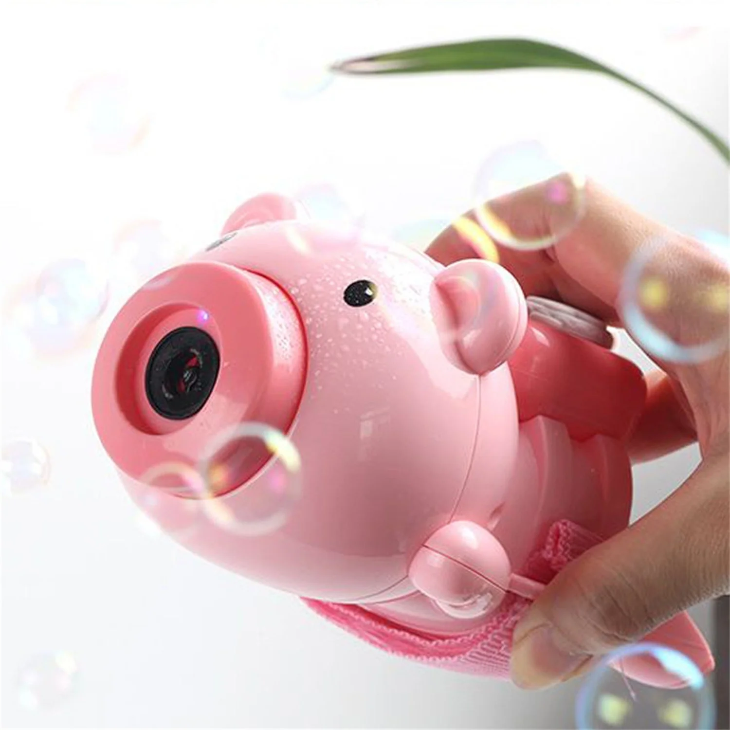 AaSFJEG toys Meowscles Automatic Luminous Music Wristband Bubble Blo Machine 600 Bubbles/Min 10Ml