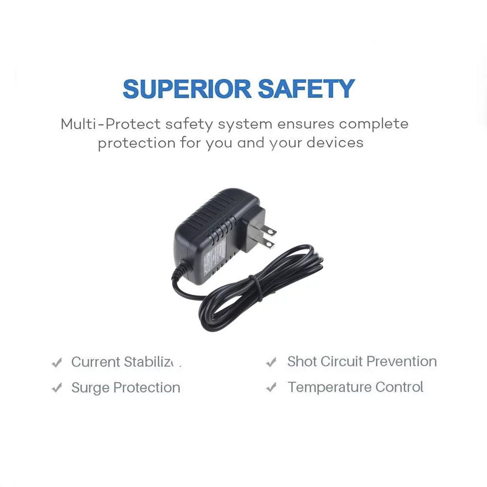 Omilik New Global AC / DC Adapter For VIVE Automatic Digital Upper Arm Cuff Blood Pressure Monitor DMD1001 DMD1001SLV UE08WCP-060100SPA Power Supply Cord Cable PS Battery Charger PSU